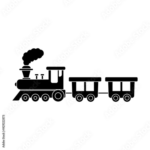 steam locomotive silhouette
