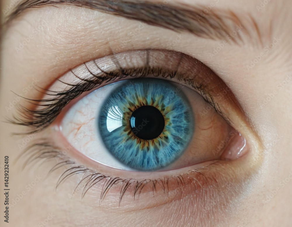 Blue Eye Close-Up Blue Eye Close-Up