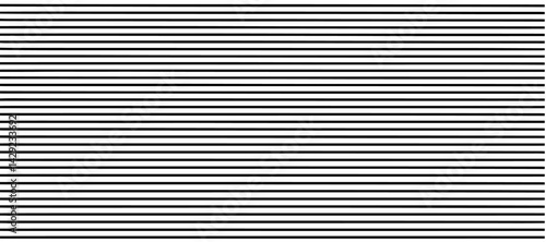A minimalist abstract pattern featuring evenly spaced thin straight black lines on a white background. The lines are straight and parallel, creating a clean and structured design. There are slight ran