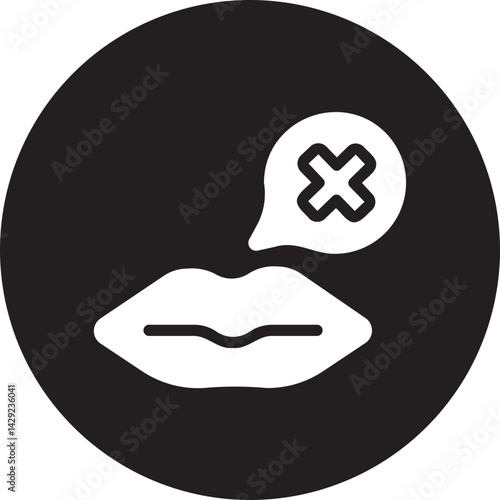 refuse glyph icon