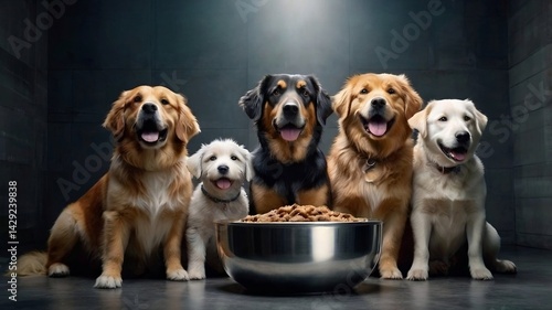 group of dogs
