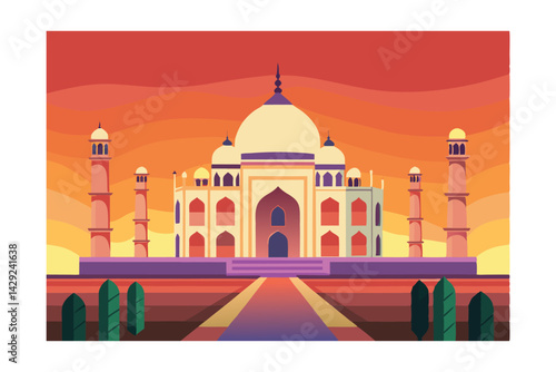 taj mahal agra india