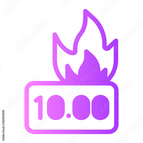 time gradient icon
