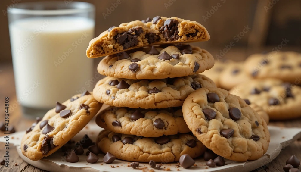 chocolate chip cookies and milk chocolate chip cookies and milk