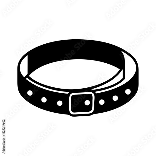 belt icon, belt silhouette vector illustration-Editable Vector Art of belt,belt vector