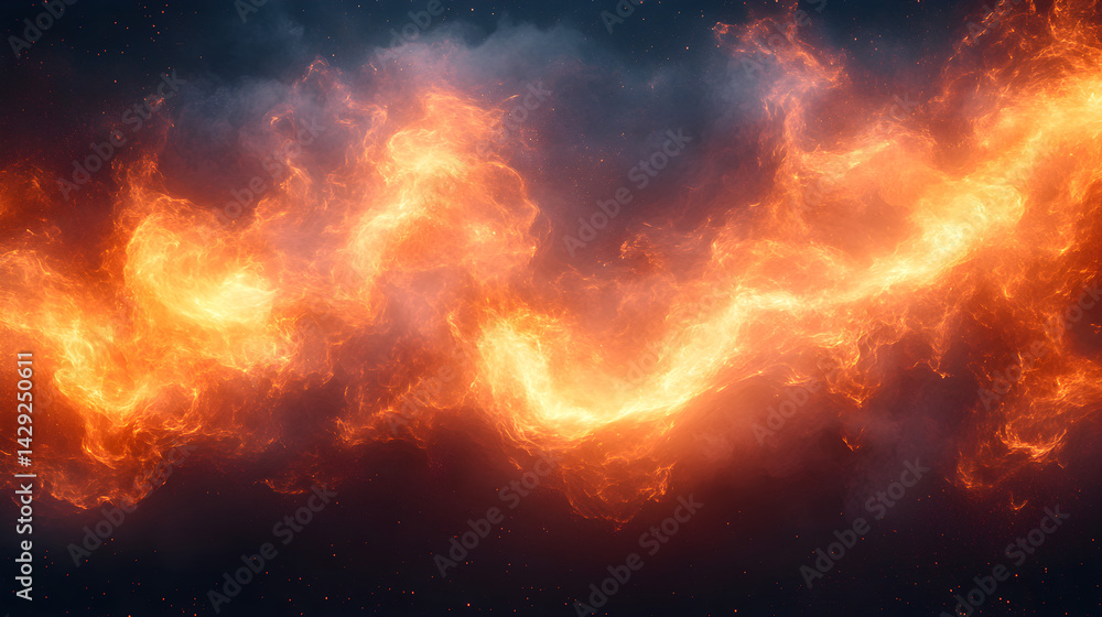Seamless fire pattern with bright flames and natural flow, representing raw energy and power Seamless fire pattern with bright flames and natural flow, representing raw energy and power