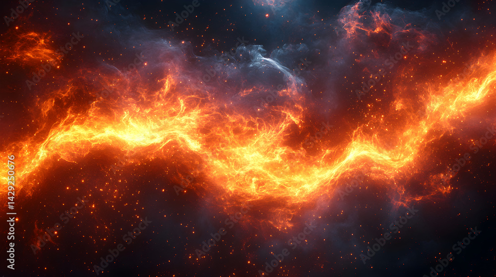 custom made wallpaper toronto digitalSeamless fire pattern with bright flames and natural flow, representing raw energy and power