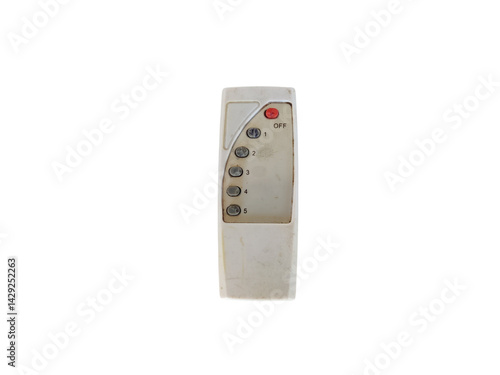 Fan Remote Control Isolated on White Background – Modern Wireless Controller for Electric Fans and Home Appliances