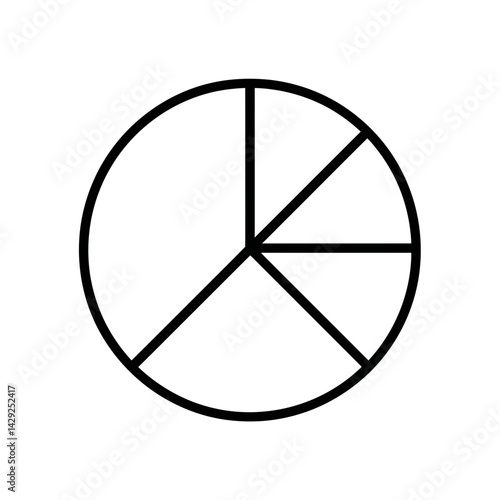 Circle segments represent data visually chart tool