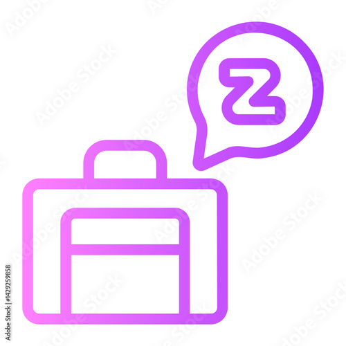 briefcase gradient icon