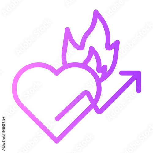 blood pressure gradient icon