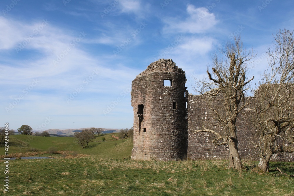 Morton Castle, Dumfriesshire. Morton Castle, Dumfriesshire.