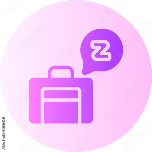 briefcase gradient icon