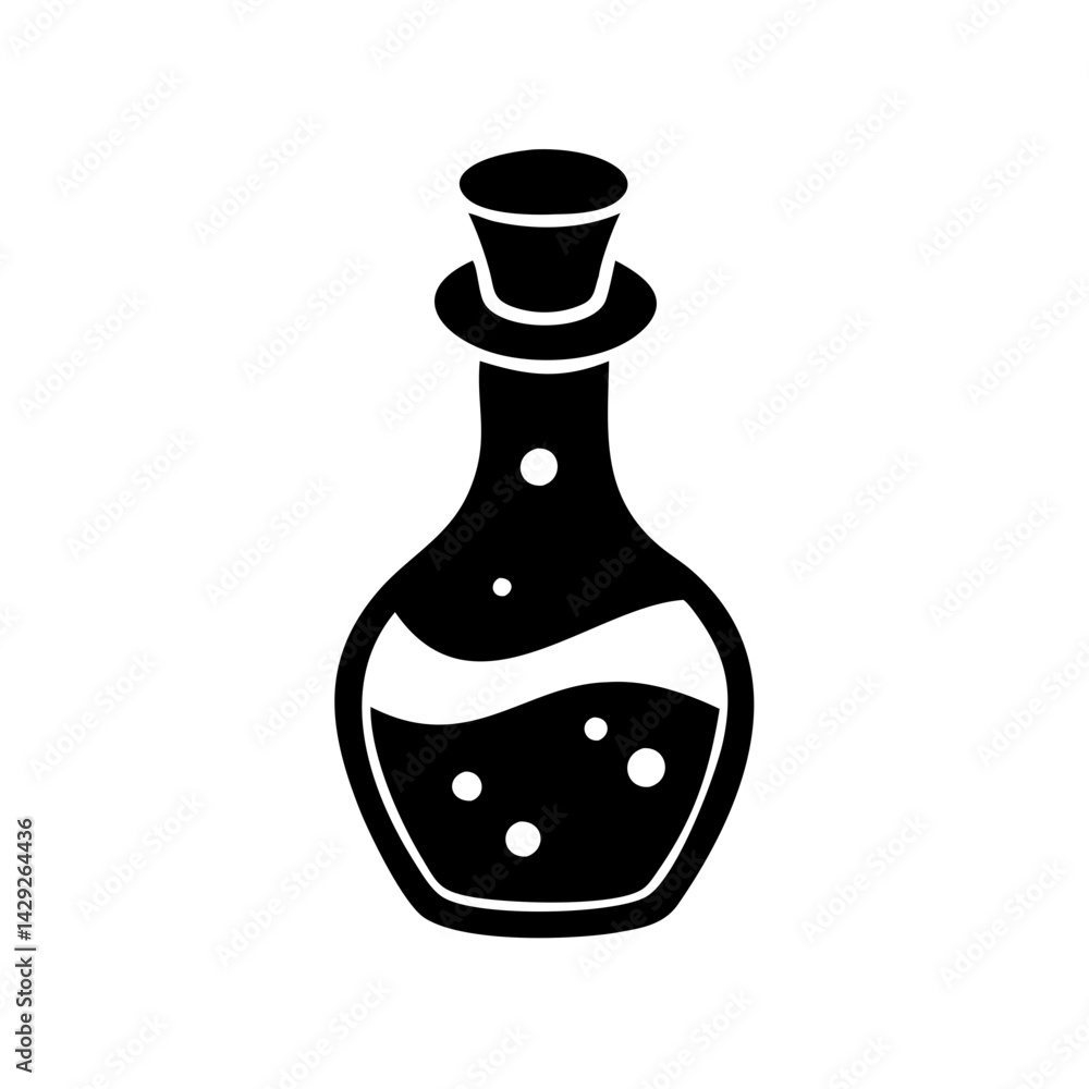 potion bottle icon, potion bottle silhouette vector illustration-Editable Vector Art of potion bottle,potion bottle vector potion bottle icon, potion bottle silhouette vector illustration-Editable Vector Art of potion bottle,potion bottle vector