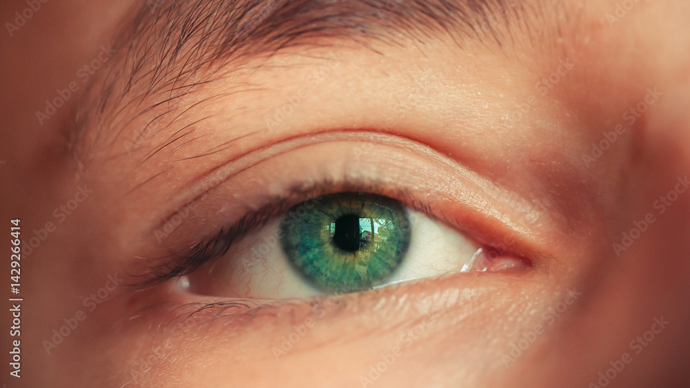 Obraz premium Macro Human Eye Close-Up