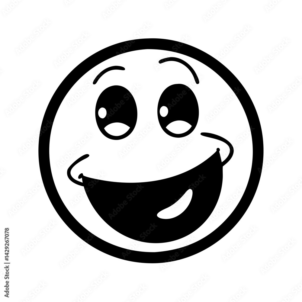 smile face icon, smile face silhouette vector illustration-Editable Vector Art of smile face,smile face vector smile face icon, smile face silhouette vector illustration-Editable Vector Art of smile face,smile face vector