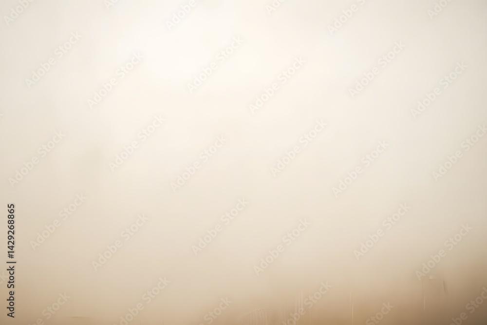 Obraz premium Abstract Beige Foggy Landscape Background Texture
