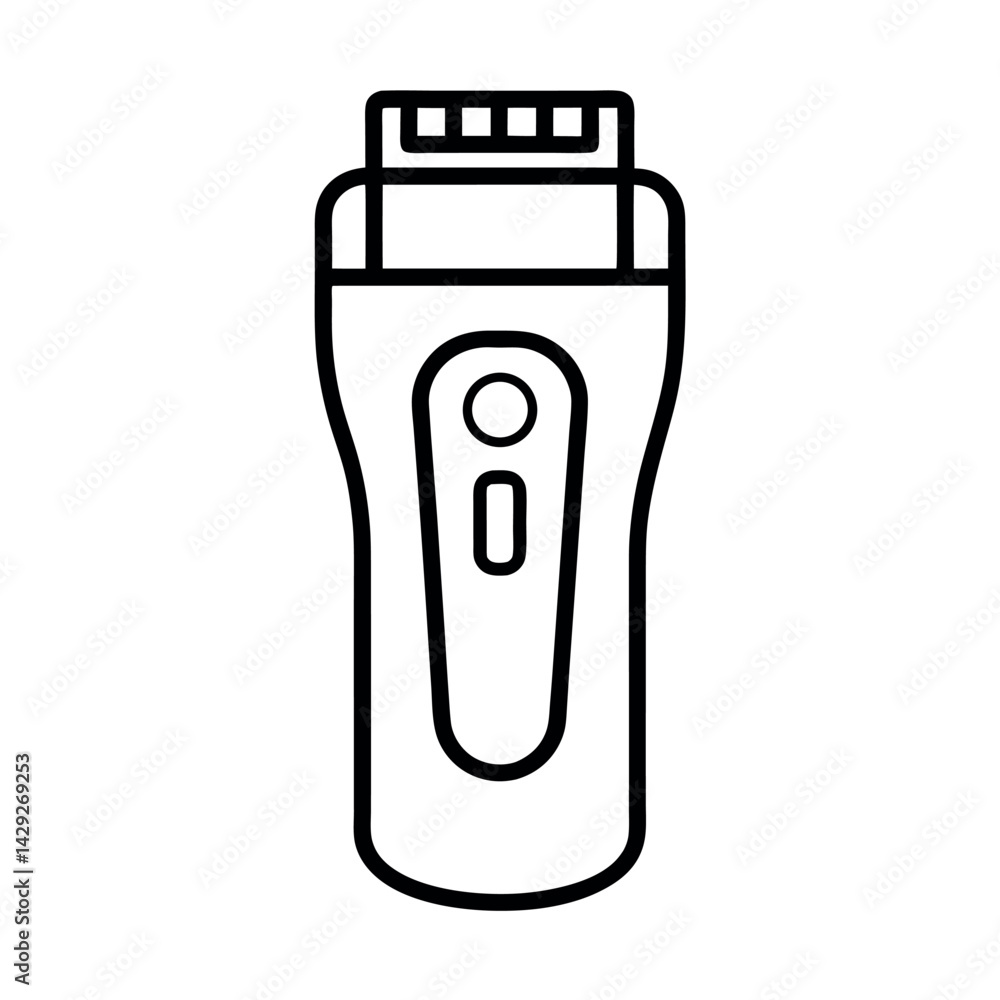 Shaver Grooming Tool Outline Art Shaver Grooming Tool Outline Art