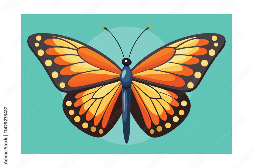 Obraz premium butterfly vector illustration