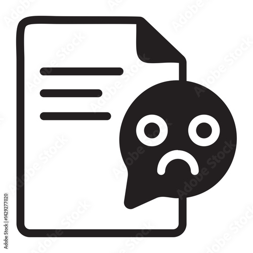 resignation glyph icon