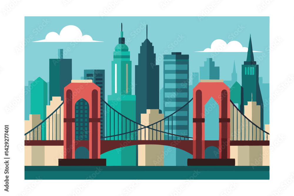 Fototapeta premium san francisco skyline