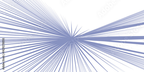 Abstract modern frame color swirl speed shading lines explosive radial sunrays motion striped lines design element texture white background.    