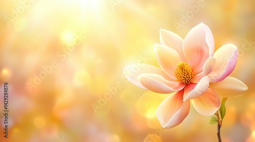 Stunning closeup of a flower with dreamy blurred background, captivating floral photograph
