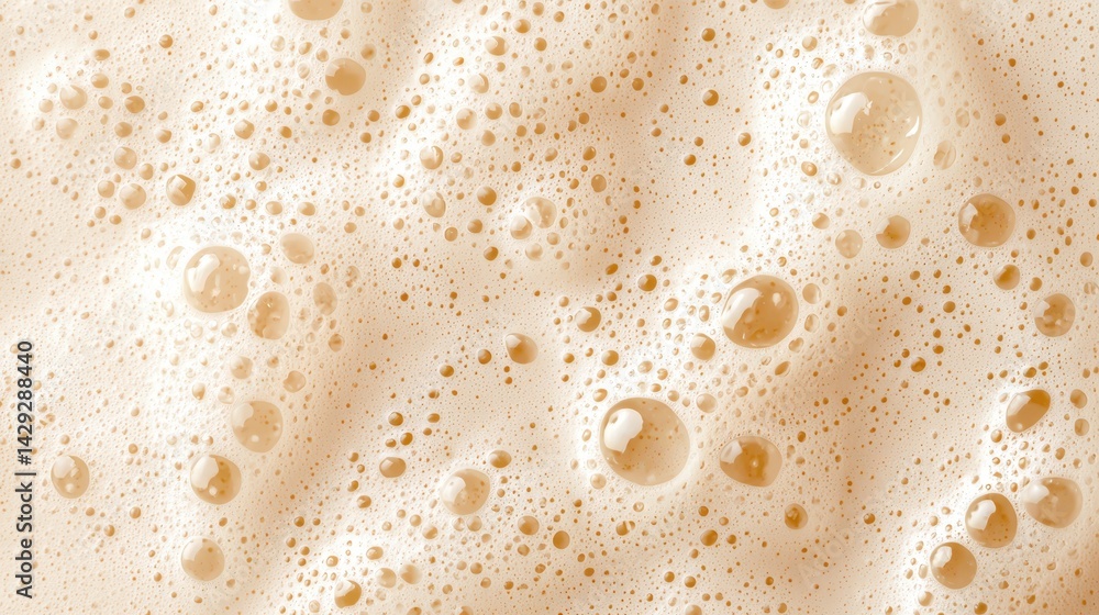 Intricate macro photography, a stunning closeup of white foam with glistening water droplets Intricate macro photography, a stunning closeup of white foam with glistening water droplets
