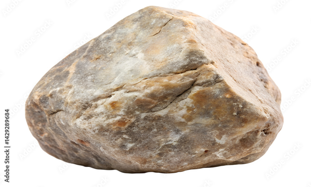 Fototapeta premium stone isolated on white background