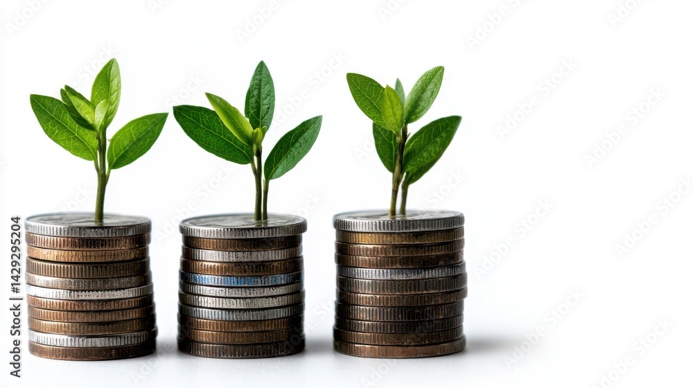 Three coins are stacked on top of each other Three coins are stacked on top of each other