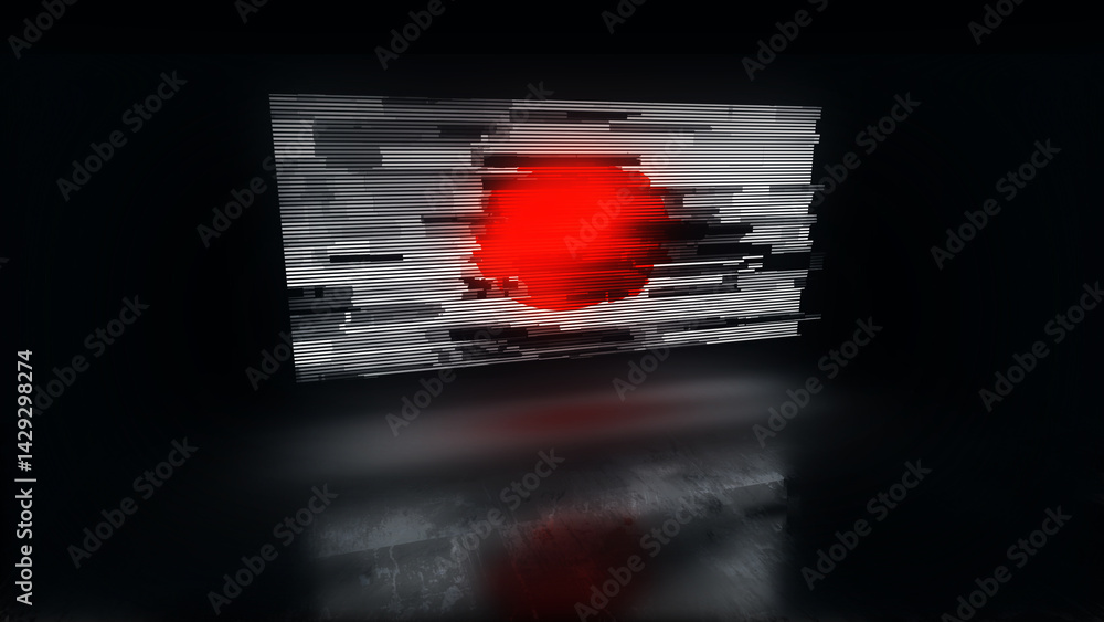 Japan digital technology flag