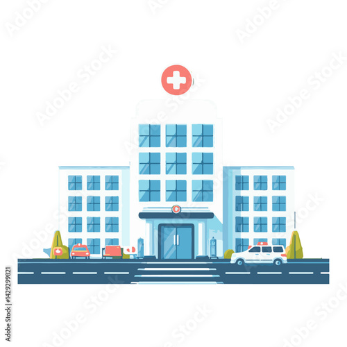 hospital illustration design