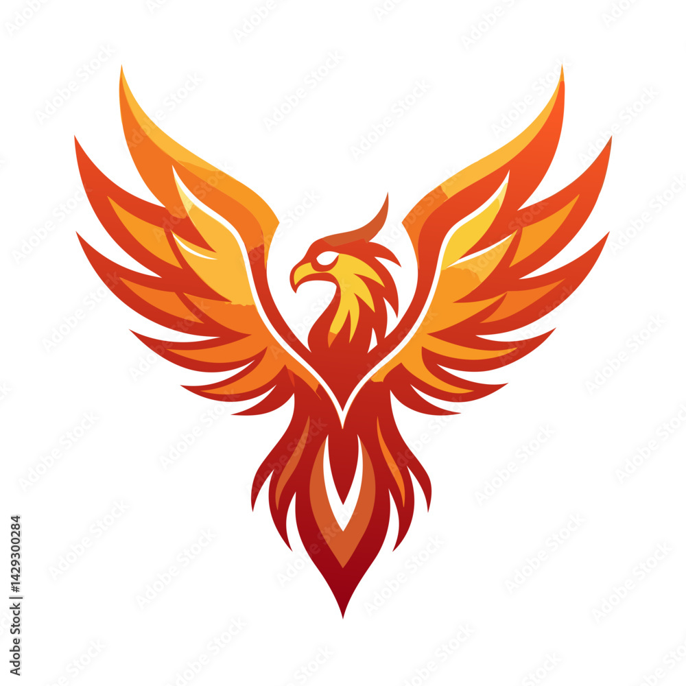 Fototapeta premium Phoenix logo Design template