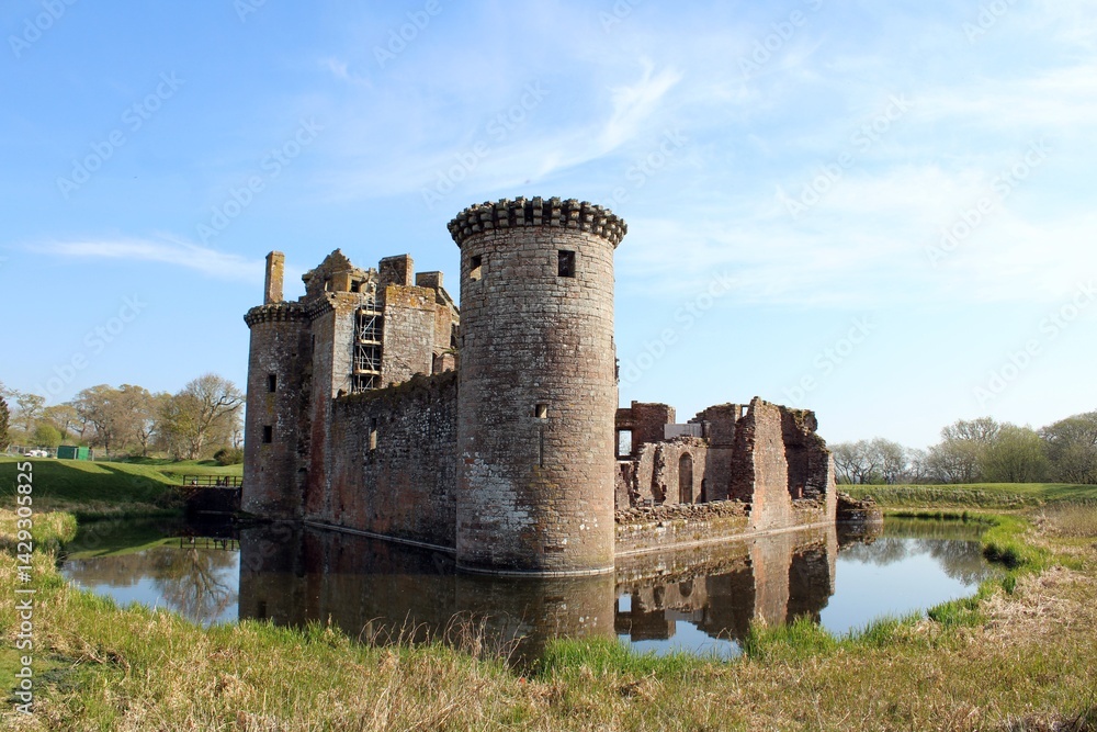 Caerlaverock Castle, Dumfriesshire. Caerlaverock Castle, Dumfriesshire.