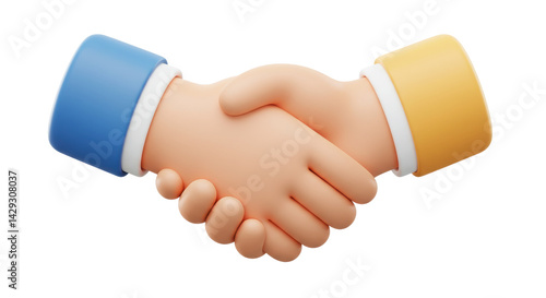 Isolated Professional Handshake