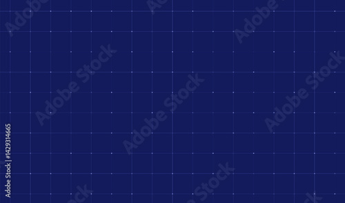 Abstract AI grid pattern, futuristic tech backdrop. Modern blueprint mesh template, sci-fi artificial intelligence matrix background.