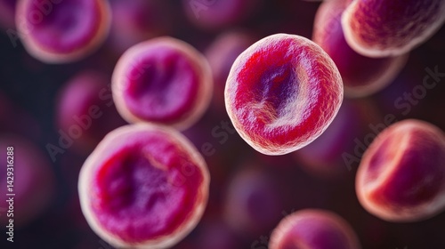 Bacteria and Viruses in Action Showcasing Neisseria Meningitidis Amidst a Microscopic Landscape