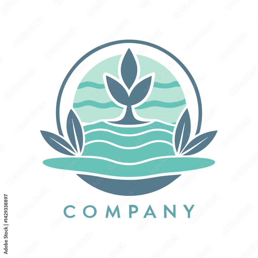 Fototapeta premium Home decor logo template