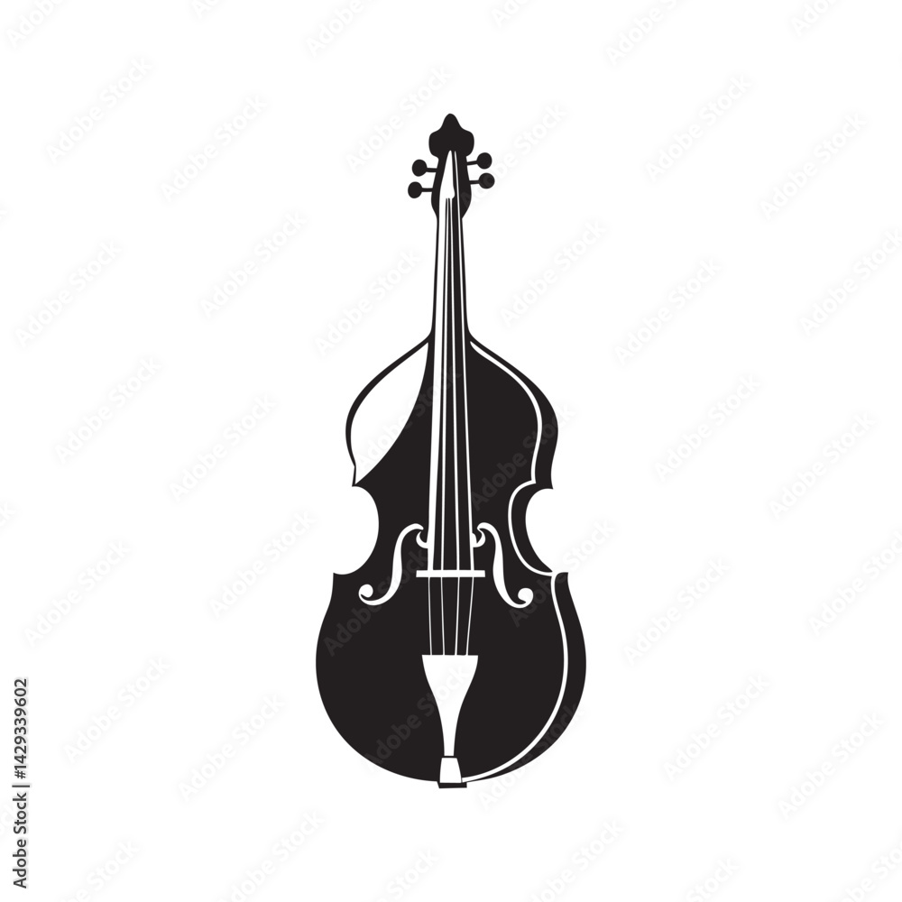 Fototapeta premium Violin vector illustration
