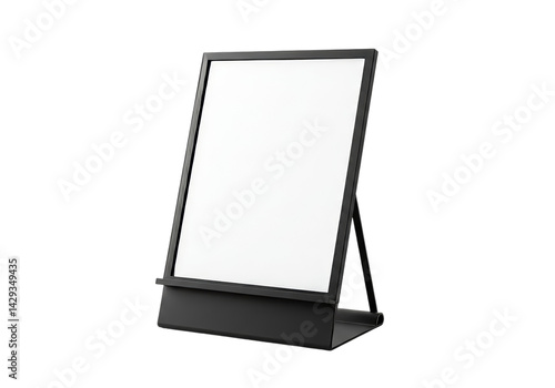 Menu frame display template — transparent background