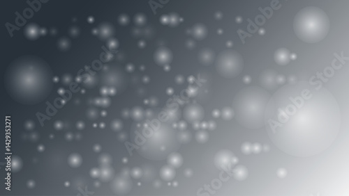 Modern abstract halftone background with gray dots on white. High-resolution vector design with sharp detail, ideal for branding, layout templates, or minimalist visuals.