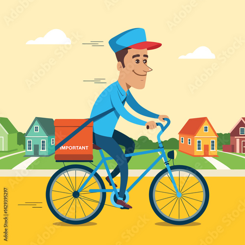 a man riding a bicycle on the road