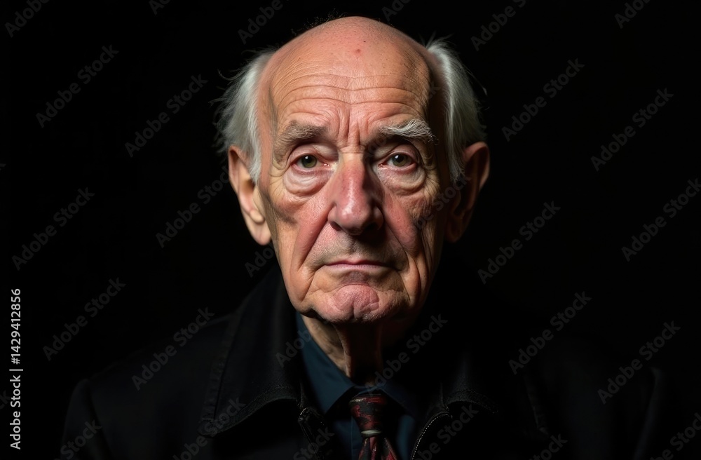 Close up portrait of happy 70-year-old optimist man with smiling wrinkled face, dressed in hipster orange hat and green hoodie, isolated over black background. Positive and cheerful at any age. Close up portrait of happy 70-year-old optimist man with smiling wrinkled face, dressed in hipster orange hat and green hoodie, isolated over black background. Positive and cheerful at any age.