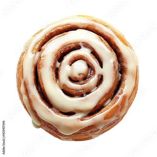 classic cinnamon roll close-up
