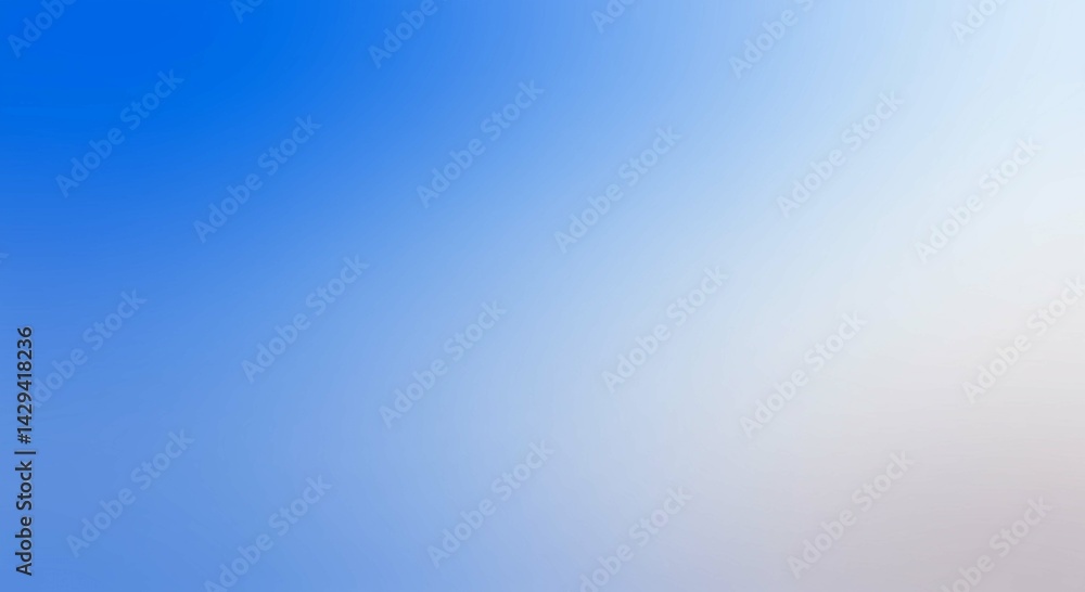 Fototapeta premium Soft Blue to White Gradient Background Subtle Sky Transition Pastel Color Scheme Abstract Texture