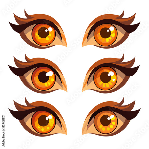 Set of Eye icons