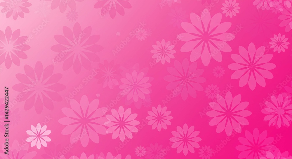 Pink Floral Background Design Soft Pastel Flower Pattern Romantic Pretty Texture Pink Floral Background Design Soft Pastel Flower Pattern Romantic Pretty Texture