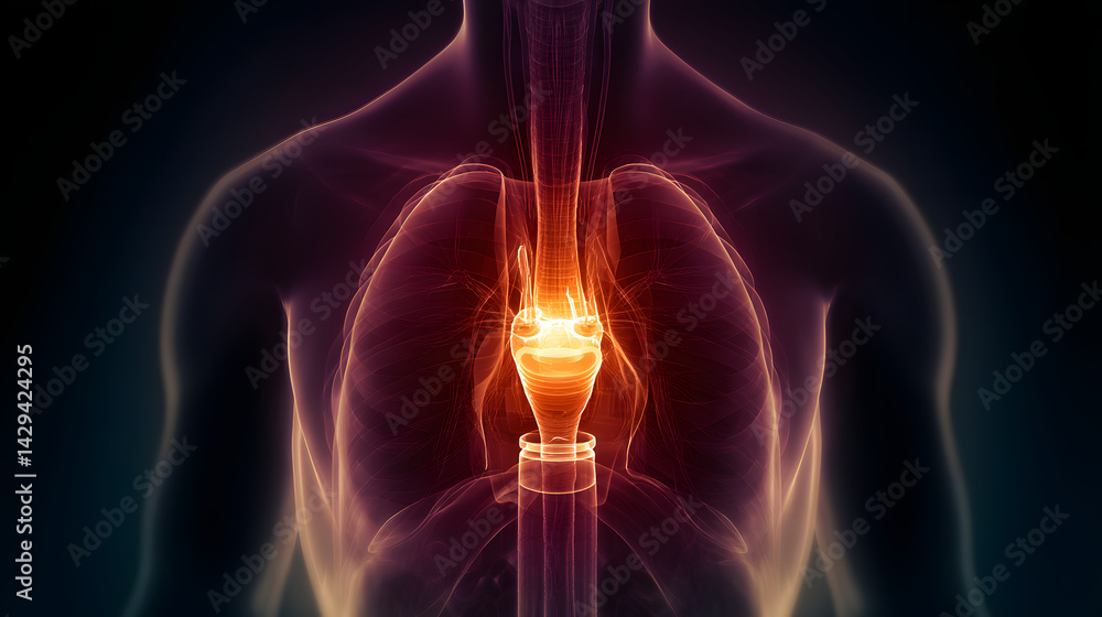 An artistic representation of human anatomy, highlighting a glowing knee joint within a stylized torso. An artistic representation of human anatomy, highlighting a glowing knee joint within a stylized torso.