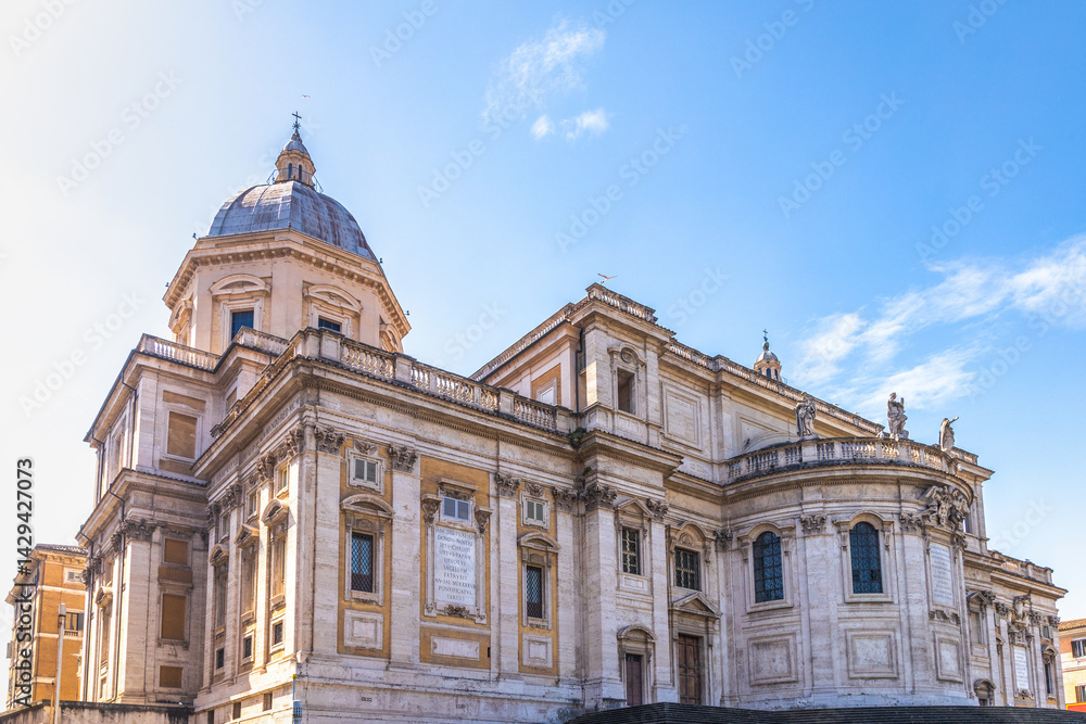 Naklejka premium The Basilica of Saint Mary Major in Rome, Italy, Europe.