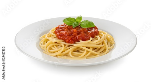 spaghetti and tomato sauce